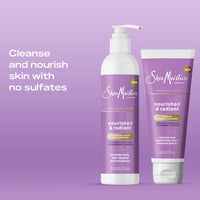 Thumbnail for SheaMoisture Melanin Care Gentle Cream Cleanser Nourished & Radiant for Cleansing & Replenishing Skin's Moisture Barrier, with Pro-Ceramides +Elderberry Complex, 6 oz