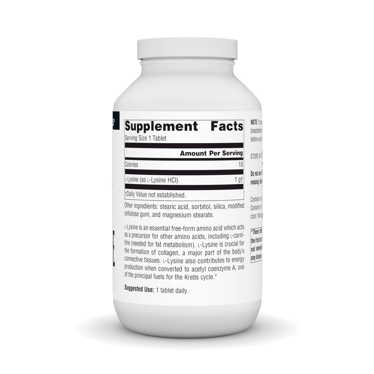 Source Naturals L-Lysine Free Form, 1000 mg* - 200 Tablets