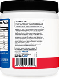 Thumbnail for Nutricost Creatine + Energy 30 Servings (Fruit Punch Flavored) - 5,000mg Creatine Monohydrate + 350mg Energy Complex Per Serving