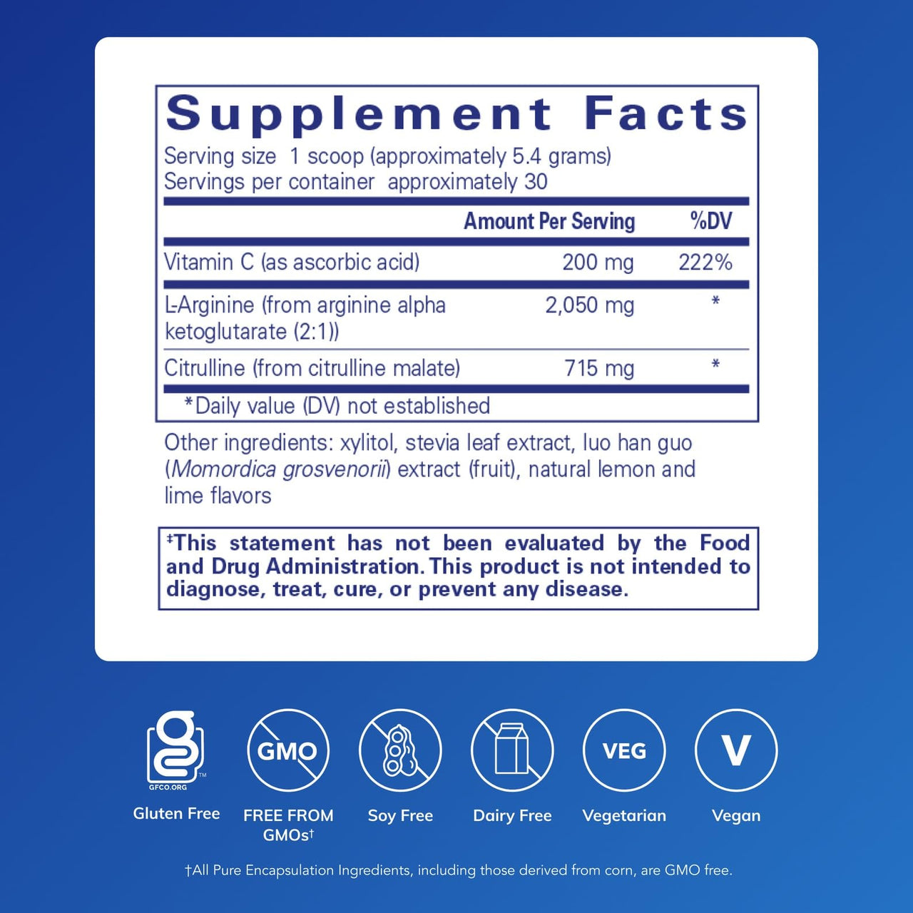 Pure Encapsulations Nitric Oxide Support | Supports Healthy Oxygen Circulation and Promotes Energy Production Within Muscles* | 5.7 Ounces
