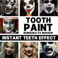 Thumbnail for BOBISUKA Black Tooth Paint, Professional Black Out Teeth Makeup Solution - Safe, Quick Dry & Realistic, Perfect for Cosplay, Halloween Makeup, Theater, and Special Effects (5 ml)
