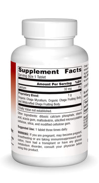 Thumbnail for Planetary Herbals Chaga Full Spectrum, Enhance Cellular Immunity, 30 Tablets