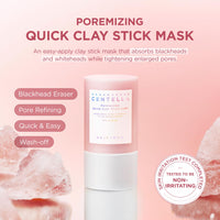 Thumbnail for SKIN1004 Poremizing Quick Clay Stick Mask, Face Mask Skincare for Pore Minimizing, Facial Clay Mask with Centella, Pore Minimizer for Sebum Control, Pink Mud Mask, Korean Skin Care, 0.95 oz / 27g