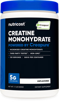 Thumbnail for Nutricost Creapure® Creatine Monohydrate 500 Grams