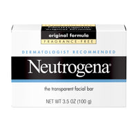 Thumbnail for Neutrogena Original Amber Bar Fragrance-Free Facial Cleansing Bar with Glycerin, Pure & Transparent Gentle Face Wash Bar Soap, Free of Harsh Detergents, & Dyes, Hypoallergenic, 3.5 Oz