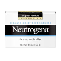 Thumbnail for Neutrogena Original Transparent Facial Cleansing Bar, Fragrance-Free Glycerin Face Wash Bar Soap for Gentle Daily Cleansing, Hypoallergenic & Dye-Free Pure Facial Soap, 3.5 oz