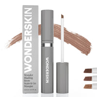 Thumbnail for Wonderskin Wonder Blading Brow Stain & Go Masque - Long Lasting Eye Brow Tint, Transfer Proof and Smudge Proof Eyebrow Tint Stain (Blonde)