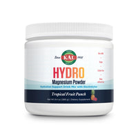 Thumbnail for KAL Hydro Magnesium Plus Electrolytes Powder - Tropical Fruit Punch - Sodium, Chloride, Potassium Supplement - Hydration & Cellular Energy Drink Mix - No Sugar - 60-Day Guarantee, 50 Servings, 9.4 OZ