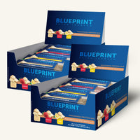 Thumbnail for Blueprint by Bryan Johnson Macadamia Nut Protein Bars â€“ Variety Pack Protein Bars - Lemon, White Cocoa & Raspberry â€“ Vegan, Low Sugar, Keto-Friendly Snacks â€“ Non-GMO, Raw Nut Barâ€“ 9g Protein â€“ 12 Pack