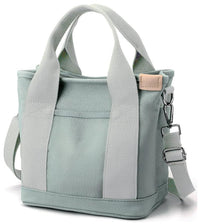 Thumbnail for Small Tote Bag with Zipper Tote Bag for Women Canvas Crossbody Bag Shoulder Bag Satchel Hobo Bag Messenger Bag 2025
