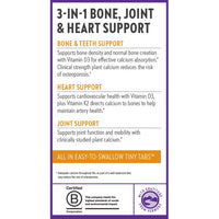 Thumbnail for New Chapter Calcium Supplement - Bone Strength Tiny Tabs Plant-Based USDA Organic Calcium with Magnesium, Vitamin D3+K2, for Bone Health & Joint Mobility, Heart Support, 905 mg dose - 120 Tiny Tabs