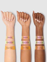 Thumbnail for SHEGLAM Chroma-Glow Bloom Liquid Highlighter Color Changing Gel Cream Multichrome Highlighter High-Shine Finish Long Wear Brightening Non-Caking-Stardust