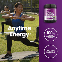 Thumbnail for Optimum Nutrition Amino Energy - Pre Workout with Green Tea, BCAA, Amino Acids, Keto Friendly, Green Coffee Extract, Energy Powder - Concord Grape, 65 Servings (Packaging May Vary)