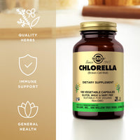 Thumbnail for Solgar Chlorella - 100 Vegetable Capsules - Maximum Absorption - Non-GMO, Vegan, Gluten Free, Kosher - 100 Servings