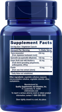 Thumbnail for Life Extension Optimized Resveratrol, 90 Vegetarian Capsules