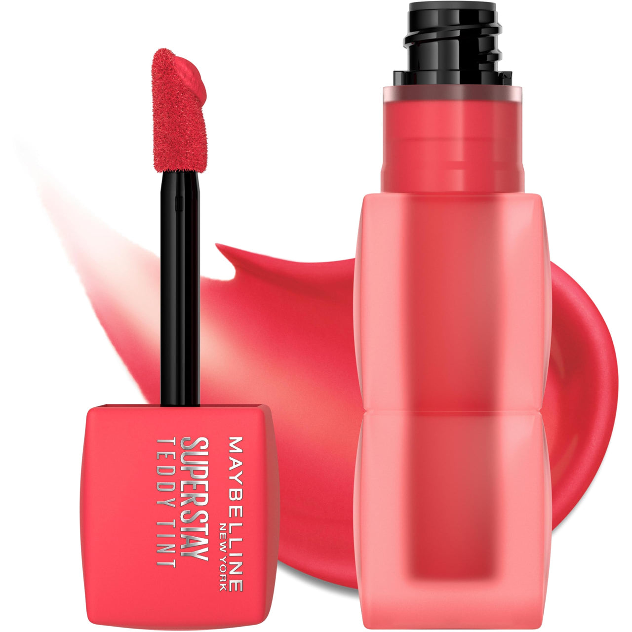 MAYBELLINE Super Stay Teddy Lip Tint, Long Lasting Matte Lipstick For Up To 12HR Wear, July Forever, 1 Count