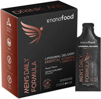 Thumbnail for Codeage Daily Men Liquid Vitamins Supplement - Liposomal Multivitamin A, B, C, D, E, Biotin, Omega-3 & Omega-9 - Folate, Niacin, BlackBerry, Vegan - Sugar-Free & Non-GMO - 30 Pouches
