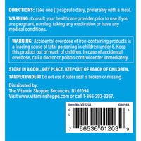 Thumbnail for The Vitamin Shoppe Iron 28MG, Well Absorbed Forms of Iron, Supports Immune Health Energy Production, Essential Mineral, Once Daily (300 Capsules)