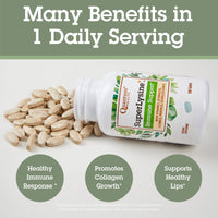 Thumbnail for Quantum Health Super Lysine+ / Advanced Formula Lysine+ Immune Support with Vitamin C, Echinacea, Licorice, Propolis, Odorless Garlic (180 Tablets), Packaging may vary