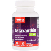 Thumbnail for Jarrow Formulas® Astaxanthin 12 mg, Dietary Supplement, Antioxidant Support for Immune and Eye Health, 60 Softgels, 60 Day Supply