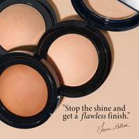 Thumbnail for LAURA GELLER NEW YORK Baked Blurring + Setting Powder, Translucent Makeup Setting Powder For Soft-Focus Finish Minimize Fine Lines and Pores, Tan/Deep