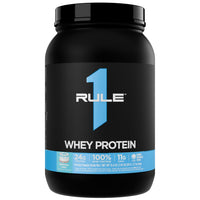 Thumbnail for Rule 1 Proteins Whey Protein – 24g Fast-Acting Protein from All-Whey Sources with Naturally Occurring EAAs & BCAAs for Workout Recovery or Anytime Use (2 Pounds, Birthday Cake)