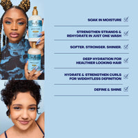 Thumbnail for SheaMoisture Shampoo & Conditioner, Manuka Honey & Yogurt Hydrate & Repair + Whipped Curl Cream for Curly Hair Definition, Frizz Control