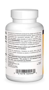 Thumbnail for Source Naturals Resveratrol, for Heart and Healthy Aging*, 80mg - 60 Tablets