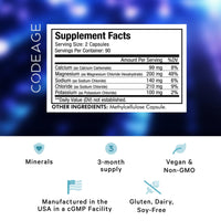 Thumbnail for Codeage Keto Electrolytes Supplement – Vegan Electrolyte Tablets w Magnesium, Potassium, Calcium & Salt - Electrolyte Powder Salt Pills & Drink Hydration Supplements – Non-GMO, Keto Diet - 2 Pack