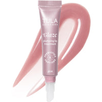 Thumbnail for TULA Skin Care Rose Glow + Get It Lip Balm - Hydrating Peptide Lip Treatment with Hyaluronic Acid & Vitamin E, 0.28 oz., Rosy Tint