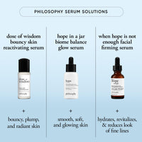 Thumbnail for philosophy when hope is not enough facial firming serum - with vitamins C, E & hyaluronic acid - revitalizes dull complexion while reducing the look of fine lines and wrinkles - 1 fl oz