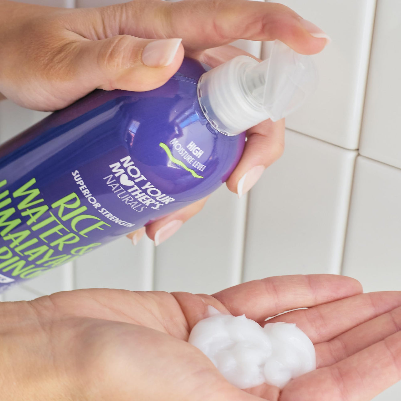 Not Your Mother's Naturals Superior Strength Shampoo & Conditioner Set - 15.2 fl oz - Sulfate-Free Hair Products - Rice Water & Himalayan Moringa
