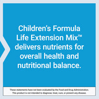 Thumbnail for Life Extension Children's Formula Mix™, multivitamin for Kids, 18 Essential Vitamins and Minerals, Berry Flavored with no Added Sucrose, Gluten-Free, Non-GMO, 120 chewable Tablets