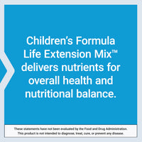 Thumbnail for Life Extension Children's Formula Mix™, multivitamin for Kids, 18 Essential Vitamins and Minerals, Berry Flavored with no Added Sucrose, Gluten-Free, Non-GMO, 120 chewable Tablets