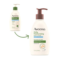 Thumbnail for Aveeno Sheer Hydration Daily Moisturizing Fragrance-Free Lotion with Nourishing Prebiotic Oat, Fast-Absorbing Body Moisturizer for Dry Skin with Lightweight, Breathable Feel, 12 fl. oz (Pack of 2)