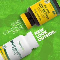 Thumbnail for NaturesPlus Pancreatin - 1000 mg, 60 Tablets - Natural Digestive Enzyme Supplement for Gastrointestinal Support - Contains Amylase, Protease & Lipase - Gluten Free - 60 Servings