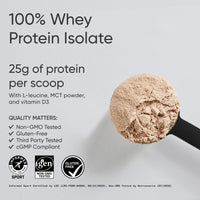 Thumbnail for Sports Research Whey Protein - Sports Nutrition Whey Isolate Protein Powder for Lean Muscle Building & Workout Recovery - 5 lb Bag Bulk Protein Powder 25g per Serving - Dutch Chocolate, 60 Servings