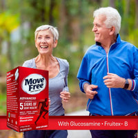 Thumbnail for Move Free Advanced Glucosamine Chondroitin + Calcium Fructoborate Joint Support Supplement, Supports Mobility Comfort Strength Flexibility & Lubrication - 200 Tablets (100 Servings)*
