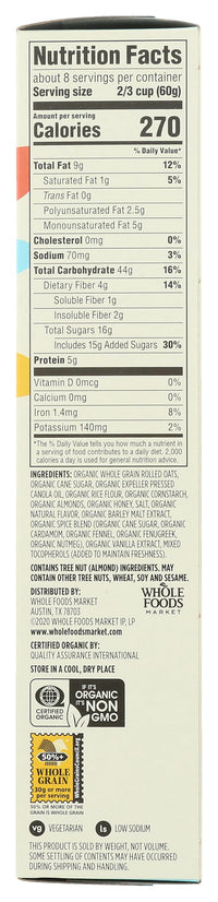 Thumbnail for 365 by Whole Foods Market, Organic French Vanilla Almond Granola, 17 Ounce