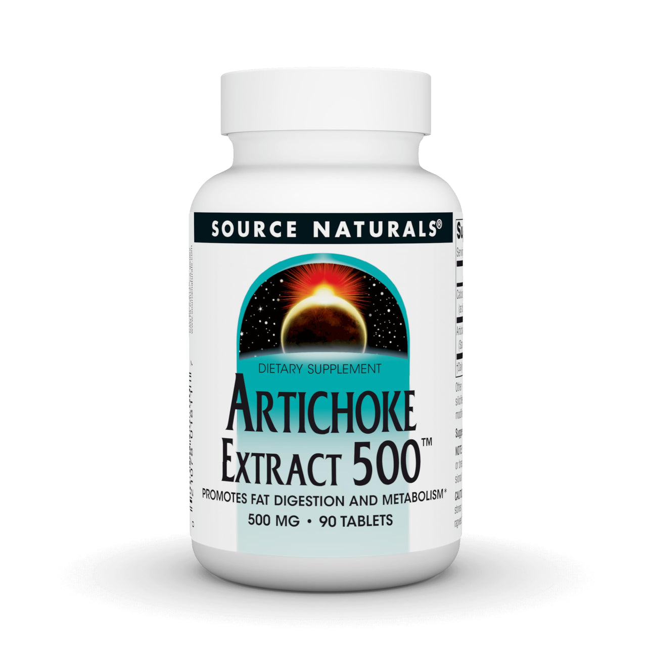 Source Naturals Artichoke Extract 500mg, 90 Tablets