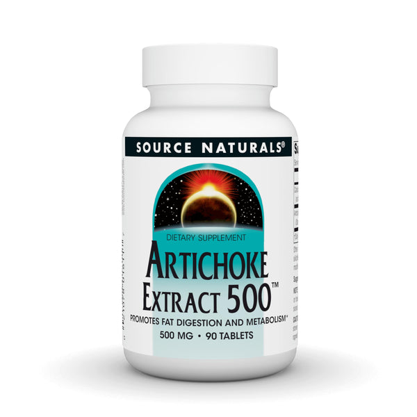 Source Naturals Artichoke Extract 500mg, 90 Tablets