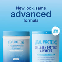 Thumbnail for Vital Proteins Collagen Peptides Powder Advanced with Hyaluronic Acid & Vitamin C, Collagen Supplements, Unflavored, 12 Servings