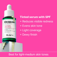 Thumbnail for Dr.Jart+ Cicapair Tiger Grass Camo Drops Tinted Serum SPF 35 with Centella Asiatica | Skin Tint | Korean Skin Care Makeup Hybrid, 1.01 Fl Oz