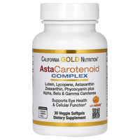 Thumbnail for California Gold Nutrition Astaxanthin Carotenoid Complex, Lutein, Lycopene, Astaxanthin, 30 Veggie Softgels