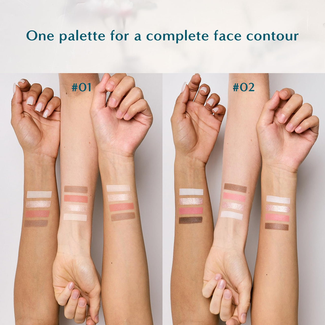 FLORASIS Eastern Beasts Sculpting Makeup Palette (Ode to Embroidery) (02 Eastern Beast, 1 Count)