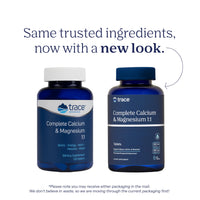 Thumbnail for Trace Minerals Complete Calcium & Magnesium 1:1 - Dietary Supplement for Bone Health & Energy Support - Mineral Supplement to Aid Immune Health - Formula with Sea Minerals - 120 Tablets (30 Servings)