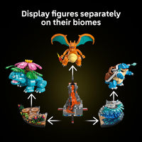 Thumbnail for LEGO Pokémon Venusaur, Charizard and Blastoise - Building Set for Adults, Ages 18+ - Collectible Pokémon Figures - Gift Idea for Men & Women - 72153