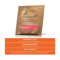 Thumbnail for Dr Dennis Gross Alpha Beta Glow Pad Self Tanner, Intense Glow for Face: for Dull Skin Lacking Radiance & Glow, (20 Towelettes)