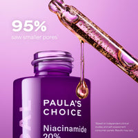 Thumbnail for Paula's Choice CLINICAL 20% Niacinamide Vitamin B3 Concentrated Face Serum, Anti-Aging Serum for Face, Treatment for Discoloration & Minimizing Large Pores, Fragrance-Free, 0.67oz
