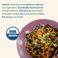 Thumbnail for Maine Coast Sea Vegetables Kombu Sugar Kelp Leaf Bag | Organic Seaweed | Low Sodium Salt Alternative | Rich in Iodine | Ideal for Soups, Salads, Cooking | 2 Oz / 56 g (Pack of 2)